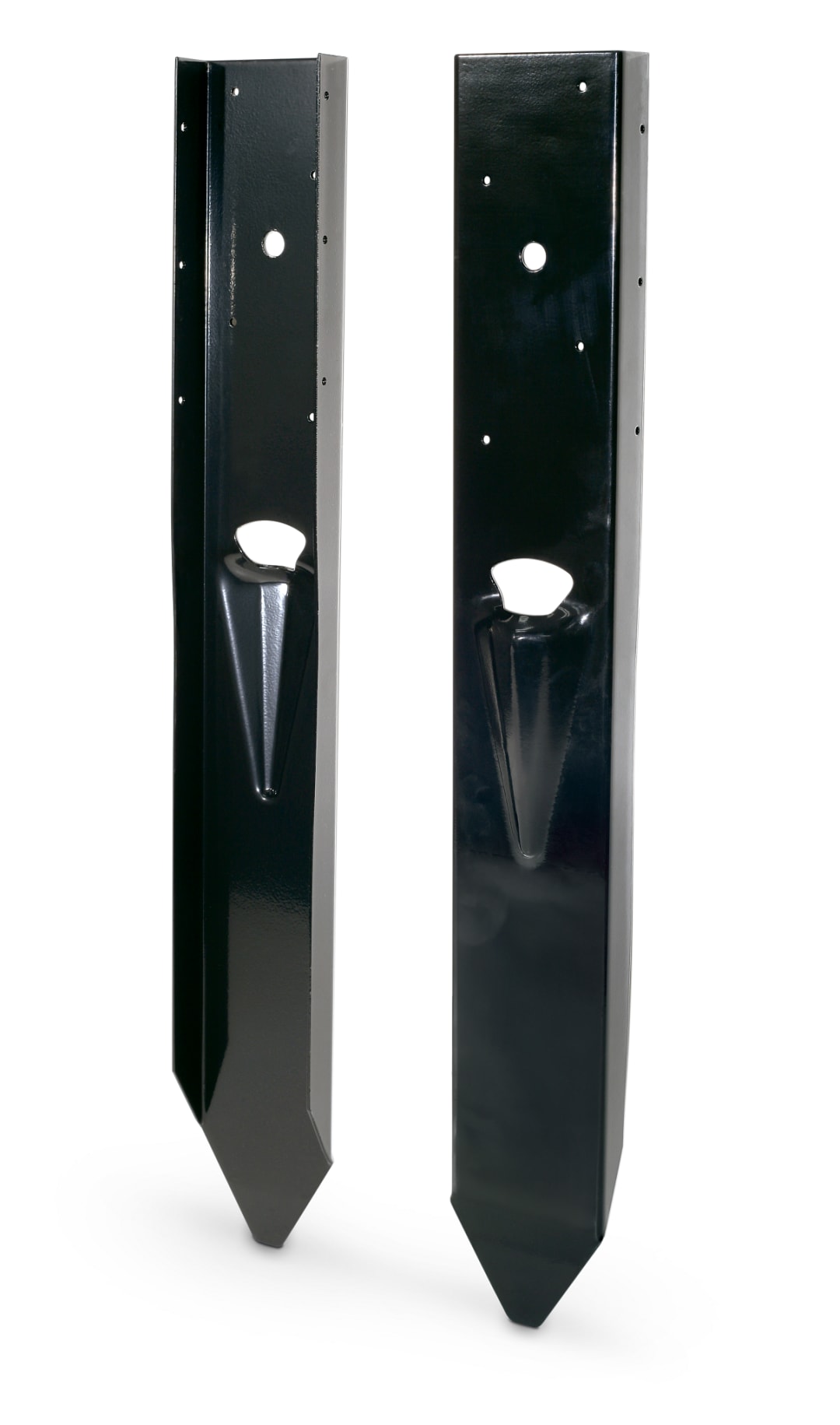 Simpson Strong-Tie FPBM44E E-Z Mender™ 12-Gauge Black Powder-Coated Mender Plate for 4x4 Wood Post (Pack of 6)