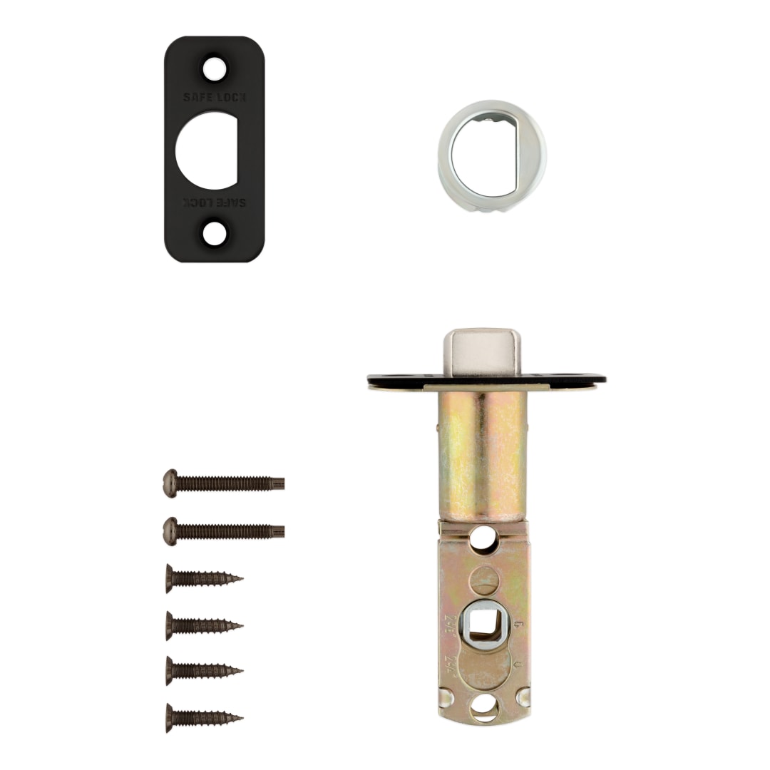 6-Way Adjustable Plain Latch for Matte Black Finish