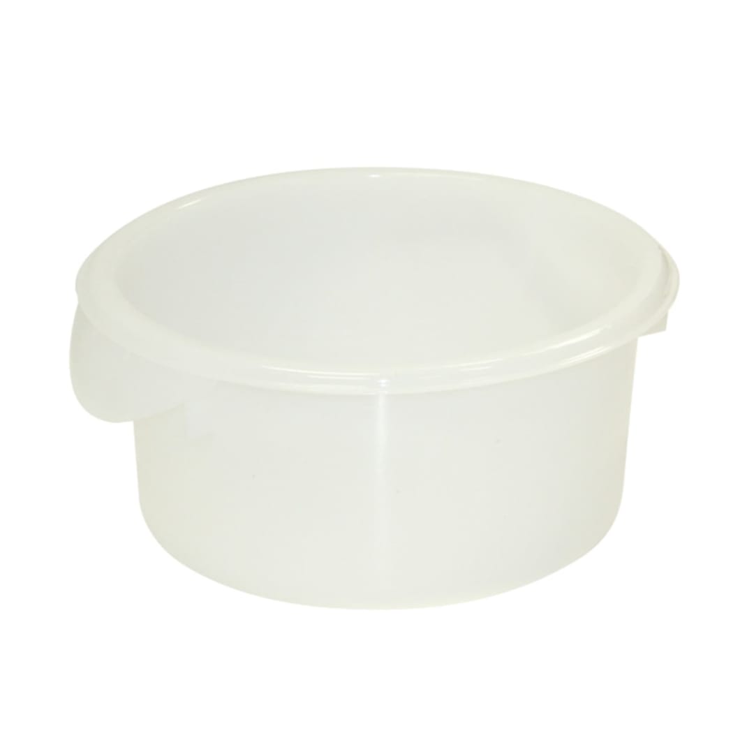 Round Storage Container 2 QT White