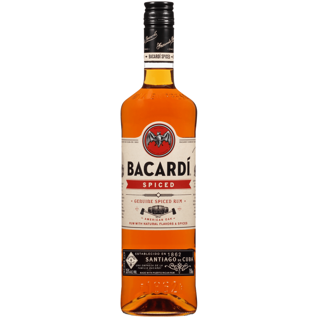 Bacardi Spiced Rum, Gluten Free 35% 750mL
