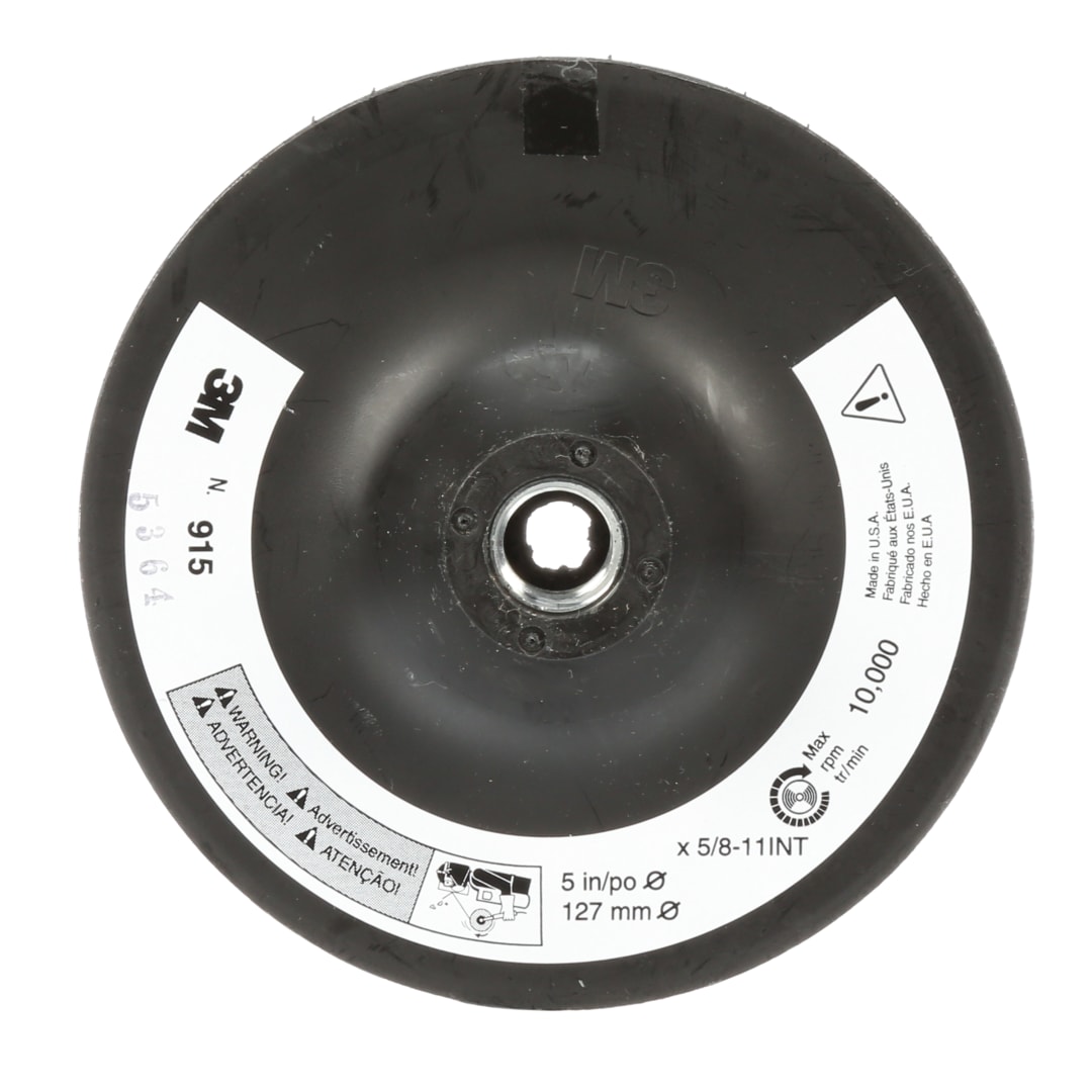 3M™ Disc Pad Holder, 6 in x 1/8 in x 3/8 in x 5/8 in-11 Internal