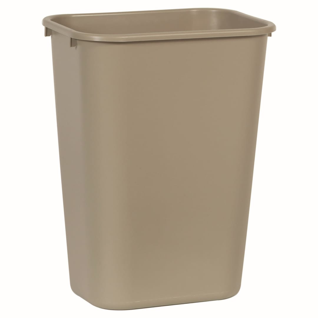Rubbermaid Commercial Products 41Quart Black Wastebasket