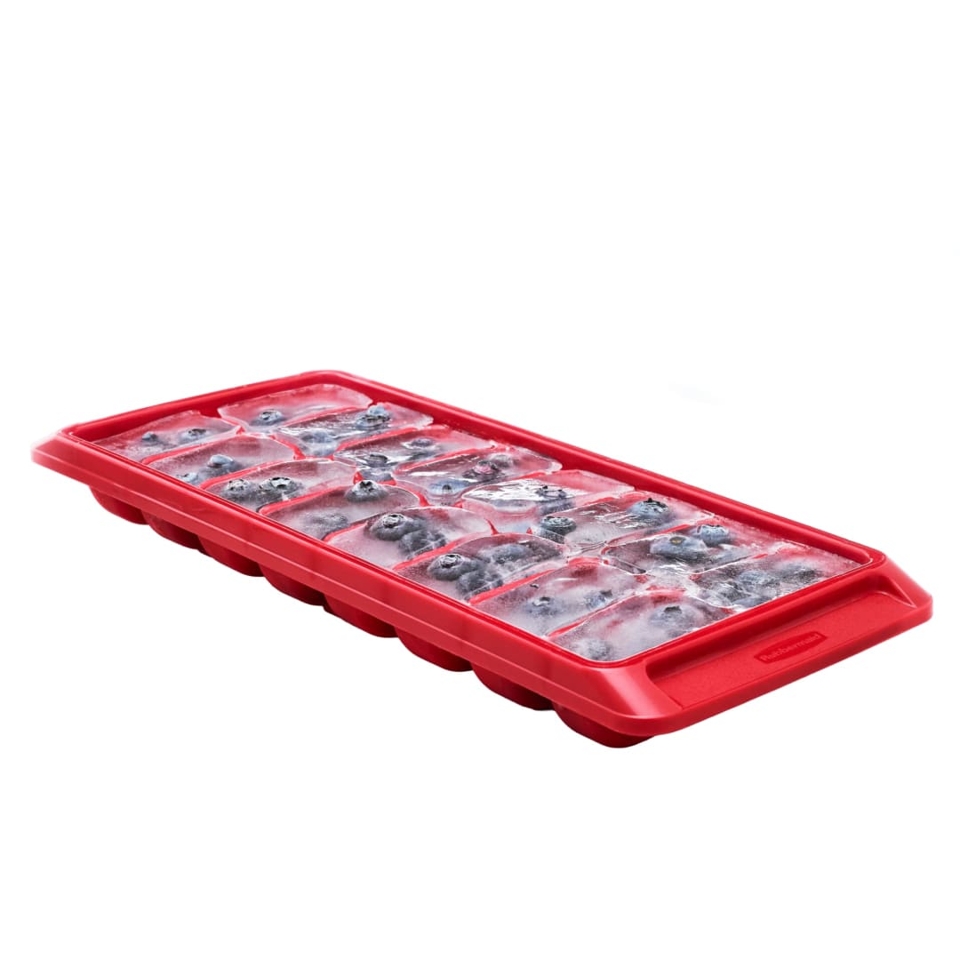 Rubbermaid Easy Release Special-Edition Americana Red Ice Tray, Dishwasher-Safe, BPA-Free Ice Cube Tray