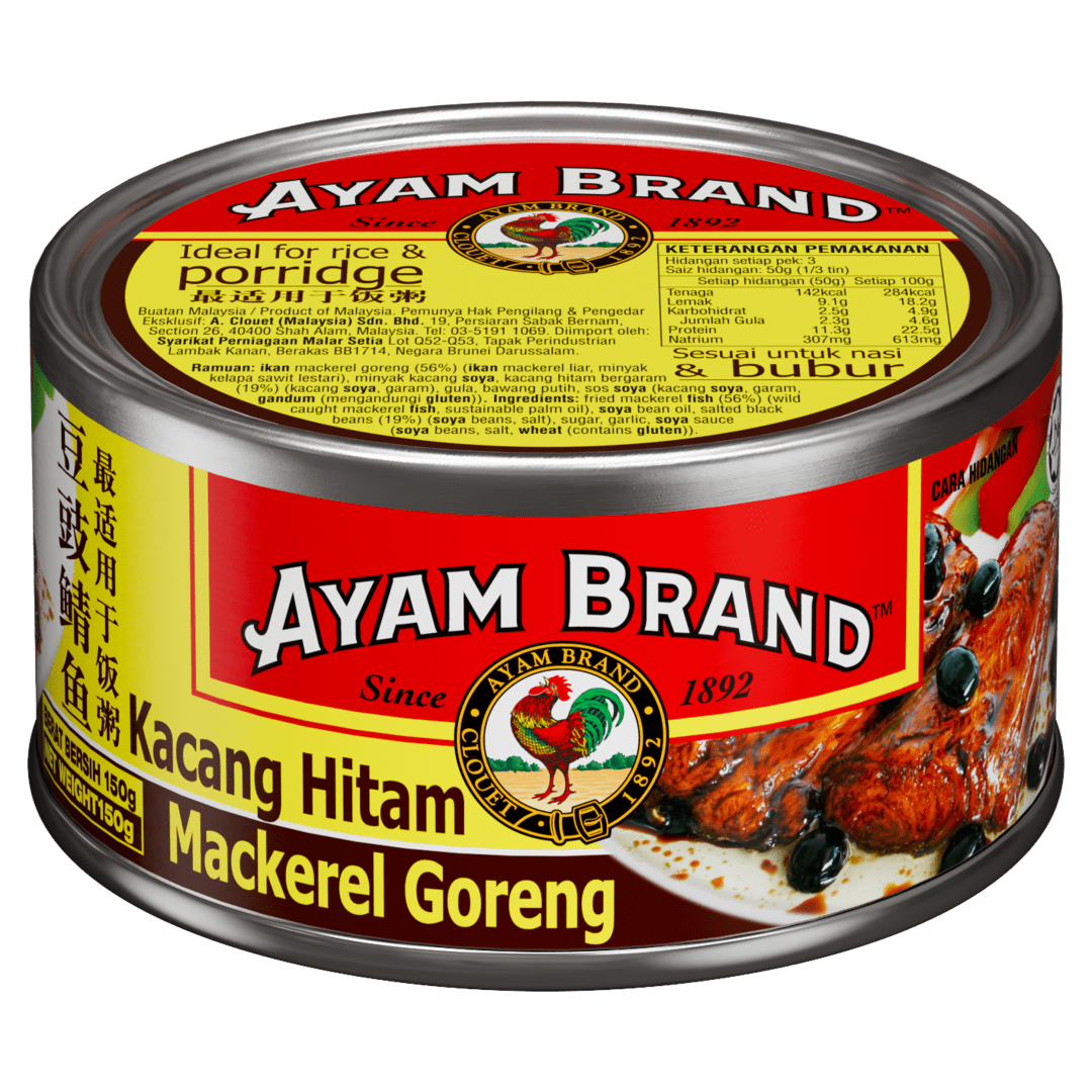 Fried Mackerel Black Beans 24x150g