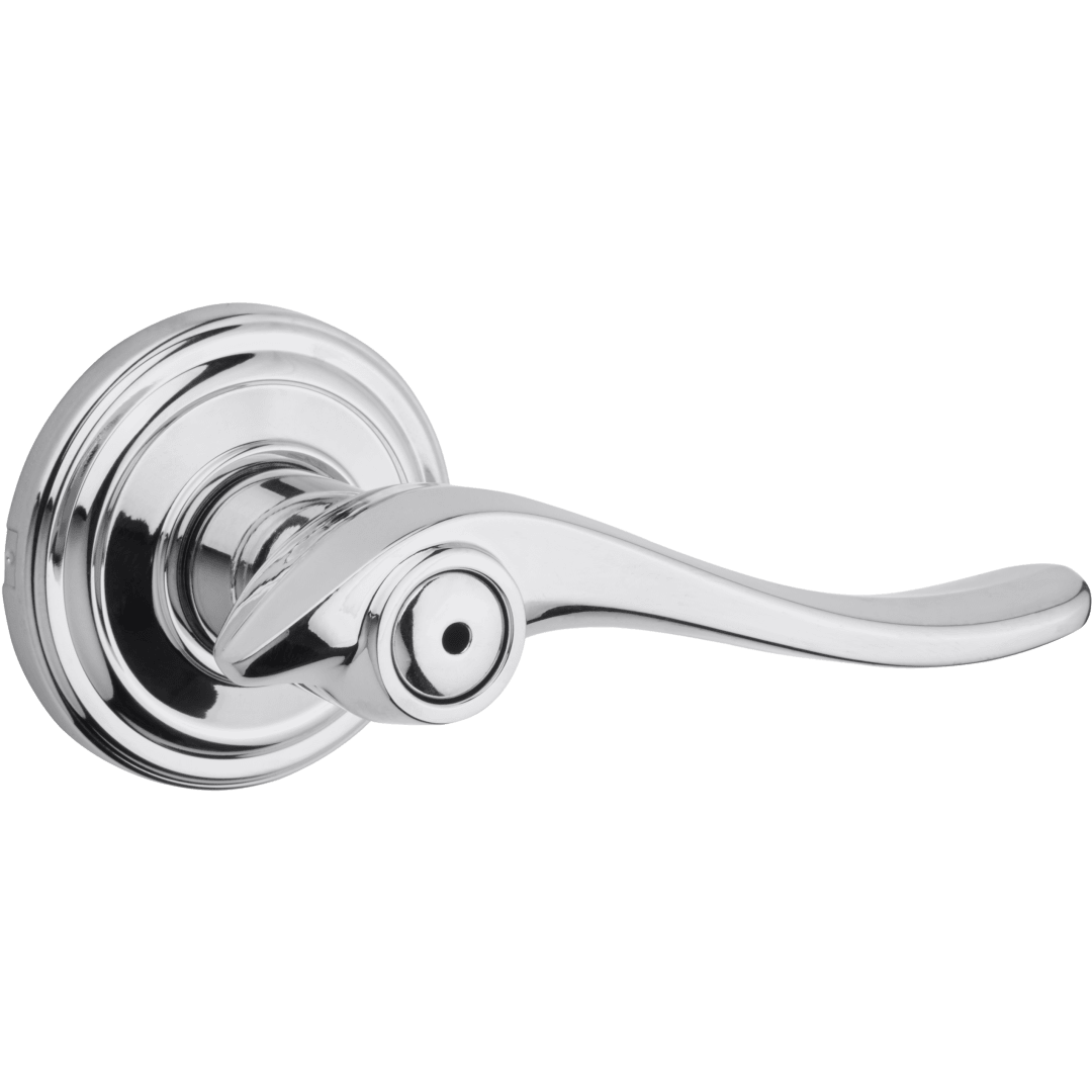 Avalon Bed/Bath Lever in Polished Chrome