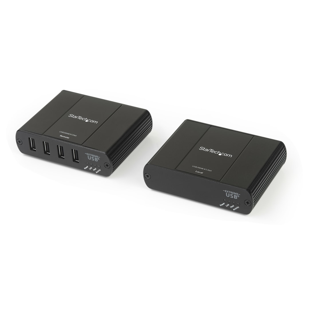 4 Port USB 2 0 Extender over Cat5 or Cat6 Up to 330 ft 10