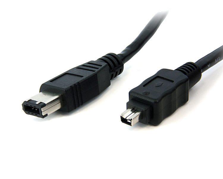 10 ft IEEE-1394 Firewire Cable 4-6 M/M