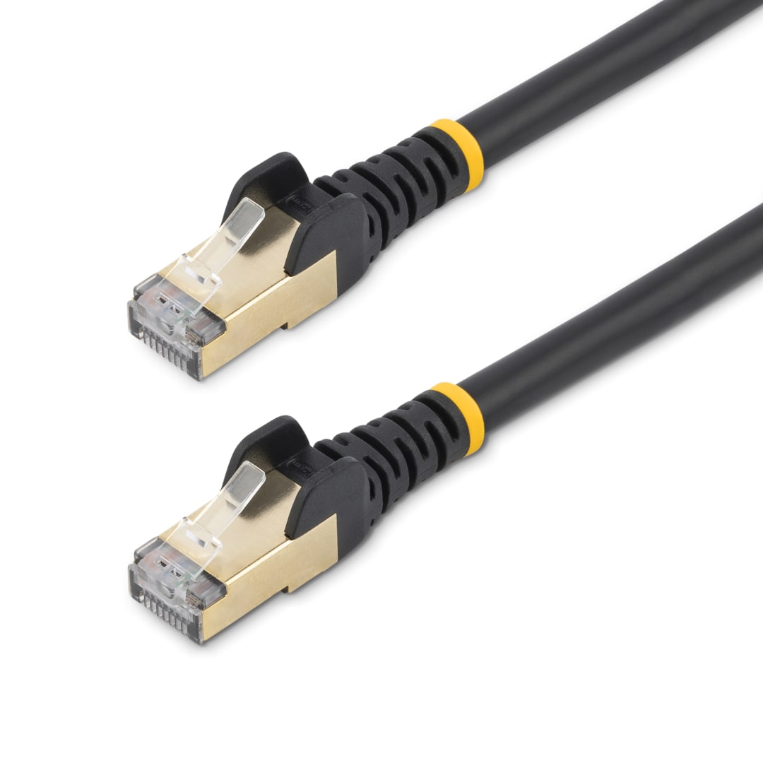 2ft Black Molded Category 6a Patch Cable