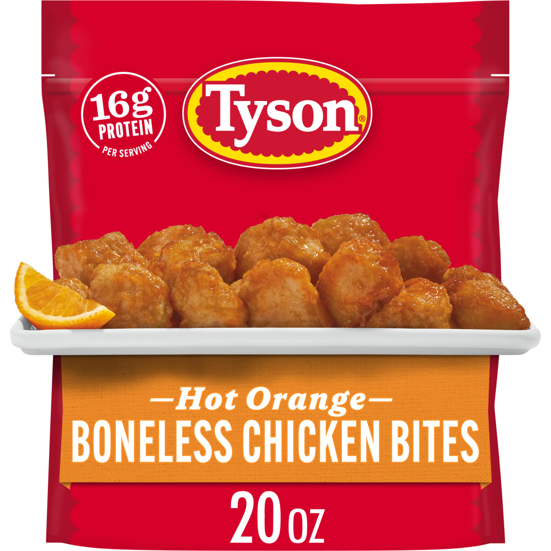 Tyson Frozen Hot Orange Boneless Chicken Bites, 20 oz