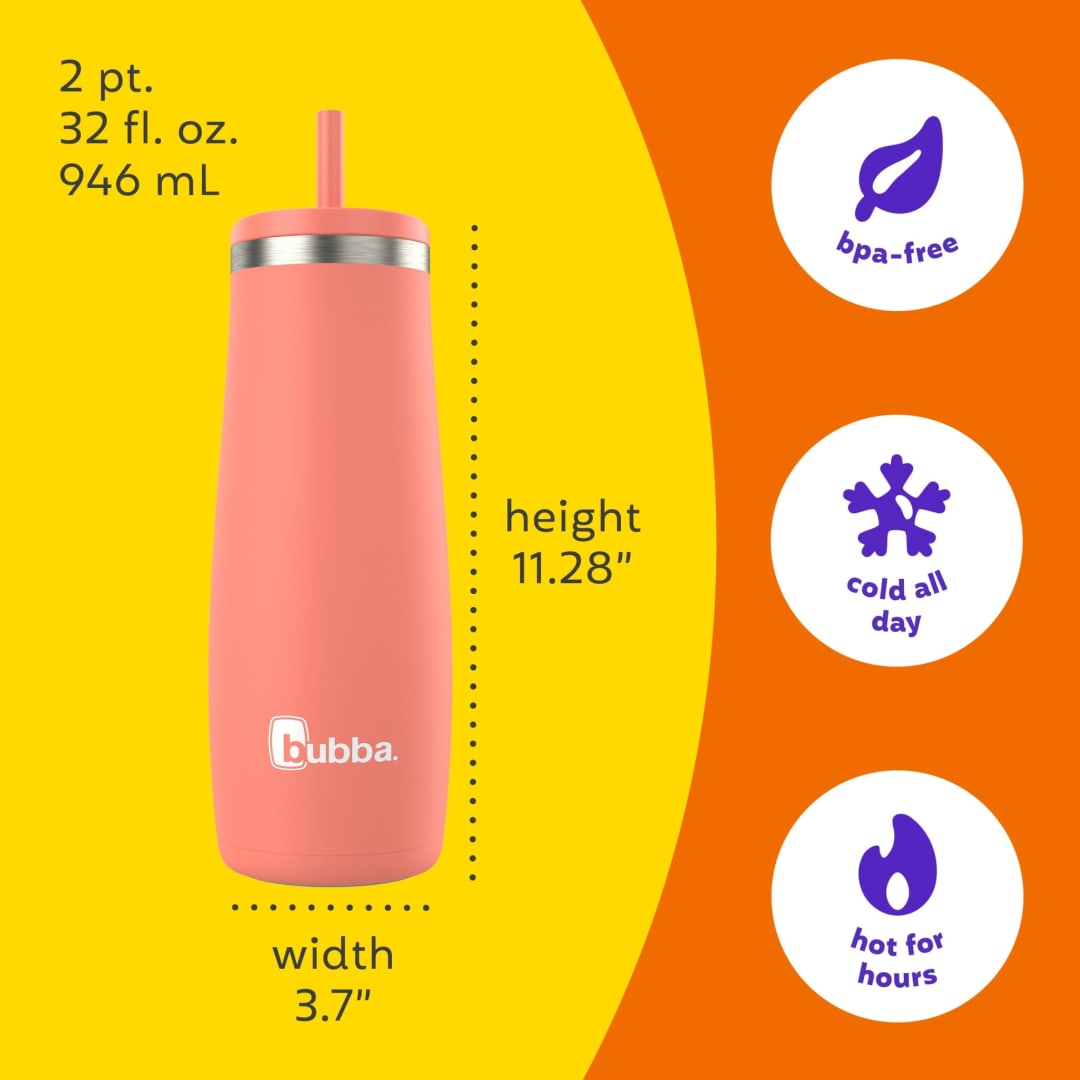 bubba® 32 oz Radiant Tumbler Without Case, Coral
