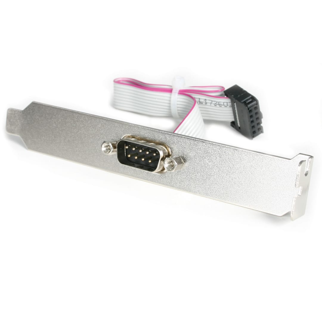9 Pin Male Serial Slot Plate - Retail