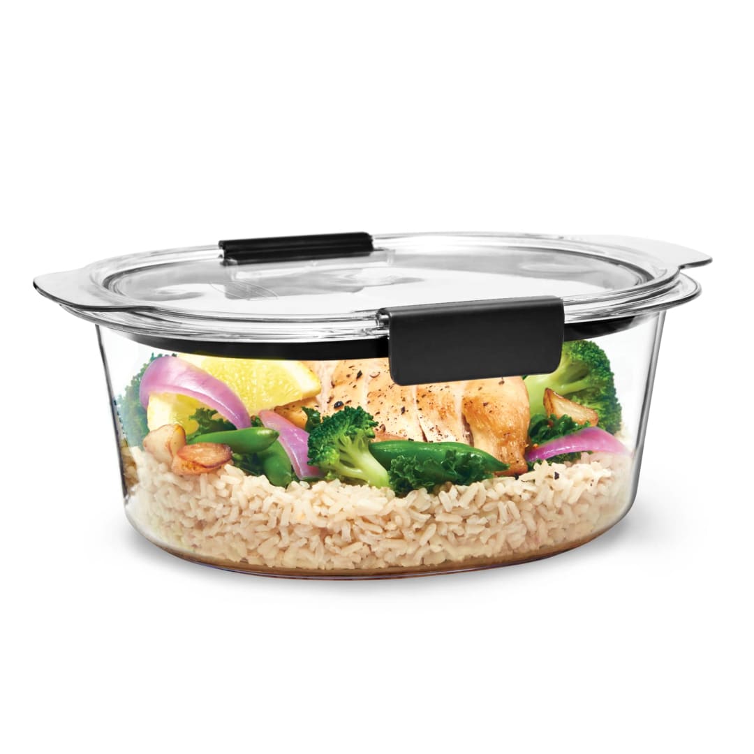 Rubbermaid Brilliance® Round Leak Proof Food Storage Container, 6.97 cup