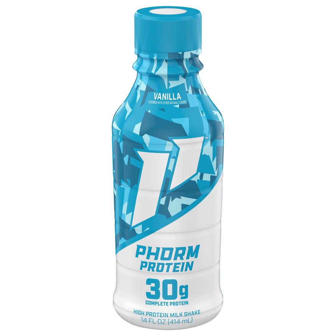 Phorm Protein Vanilla 14 oz Plastic Bottle Brand LABEL