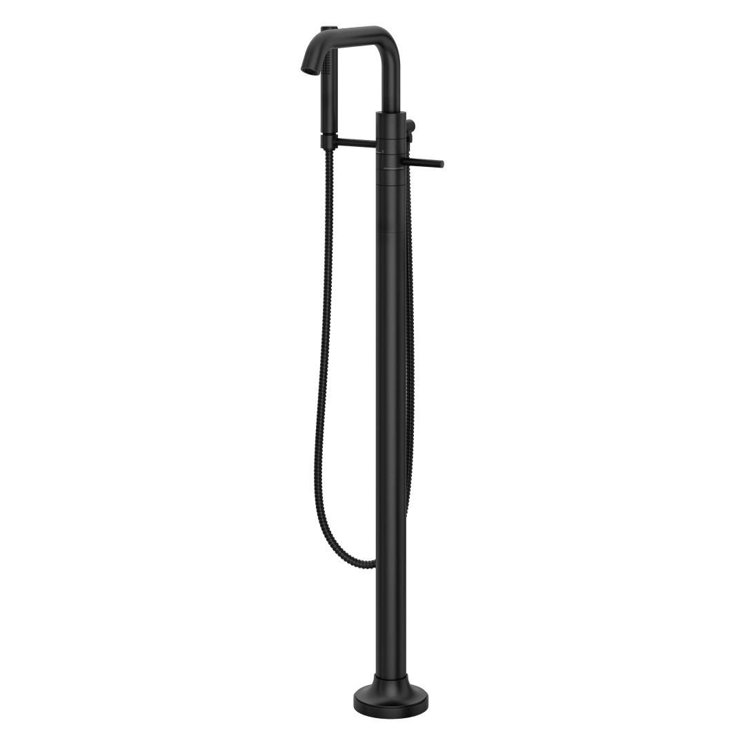 Tenet Tub Filler with Handshower in Matte Black