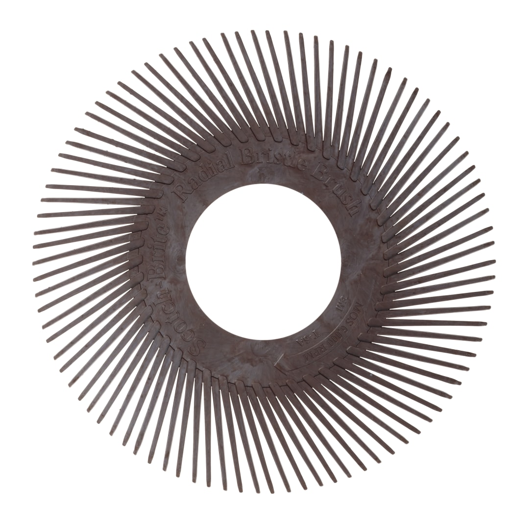 Scotch-Brite™ Radial Bristle Brush BB-ZB Einzelsegment, braun, 152,4 mm, P36, Typ A (Nachfüllpackung)