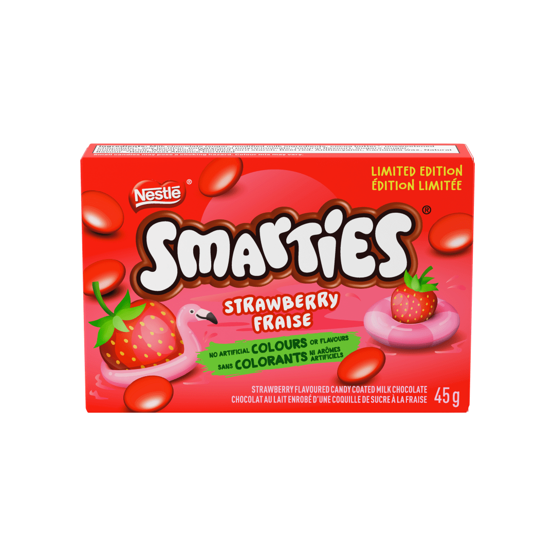 Smarties Strawberry 8(24x45g) CA