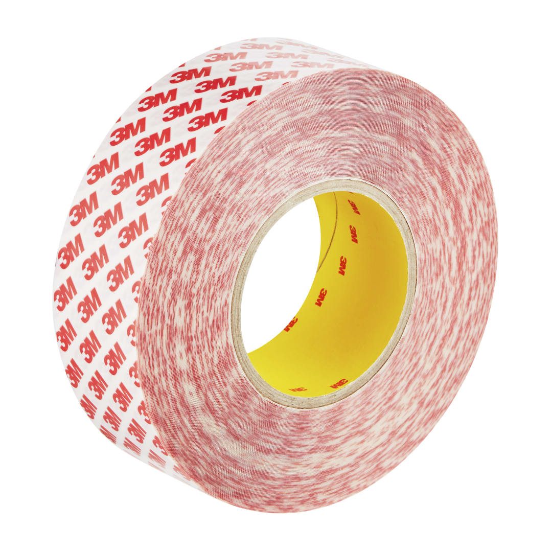 3M™ Double Coated Tape GPT-020, Transparent, 50 mm x 50 m, 0.2 mm