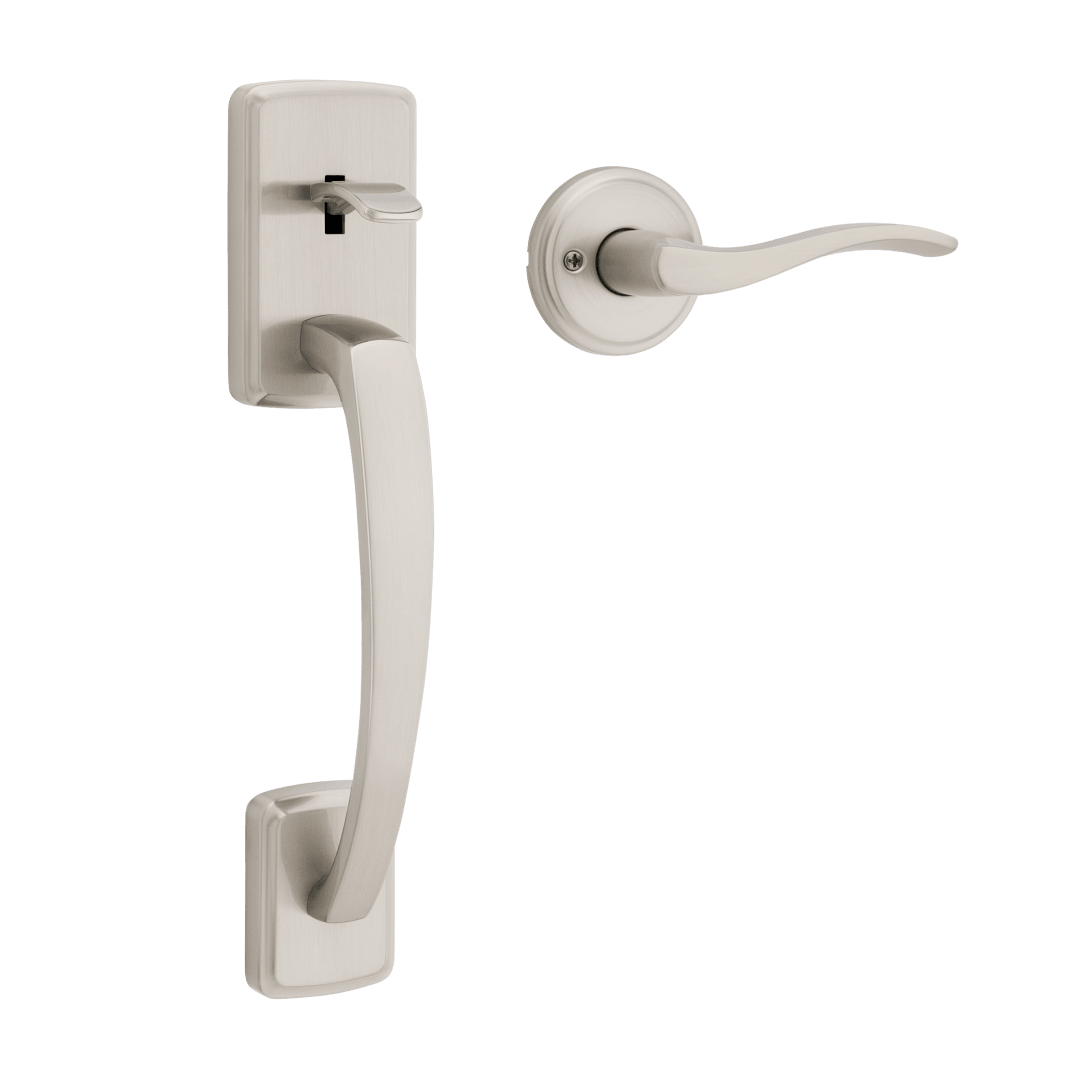 Brentford Handle Only w/ Sedona Lever in Satin Nickel