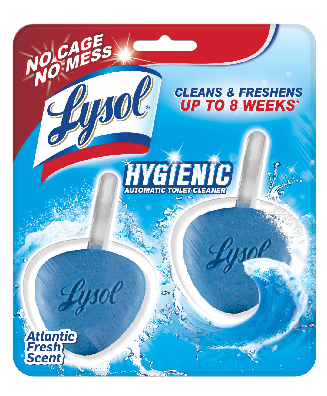 LYSOL® No Mess Automatic Toilet Bowl Cleaner - Bleach Lime Scent 4/2 ct.