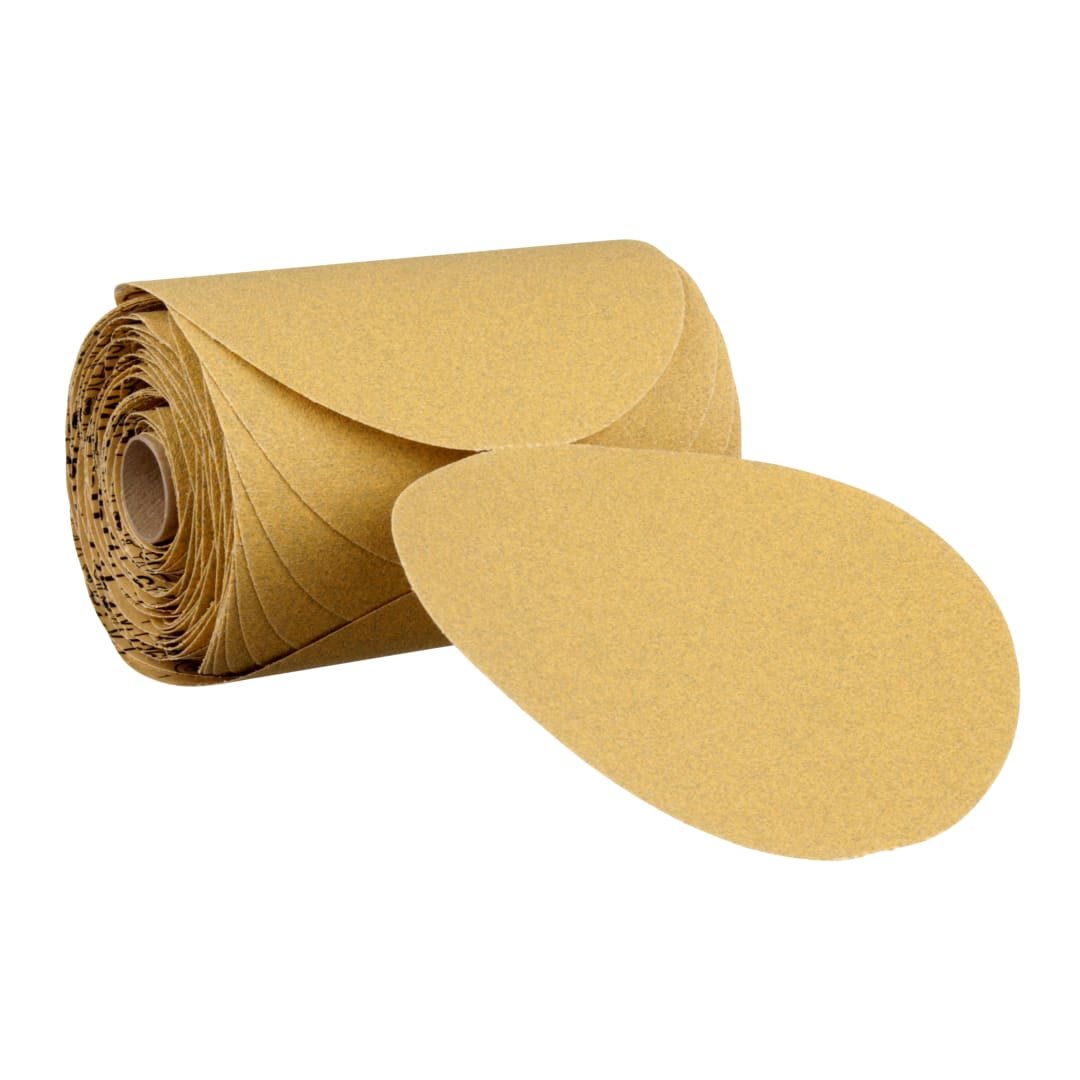 3M™ Stikit™ Paper Disc Roll 236U, P80 C-weight, 152 mm x NH, Die 600Z, 100 Discs/Roll, 4 Rolls/Case