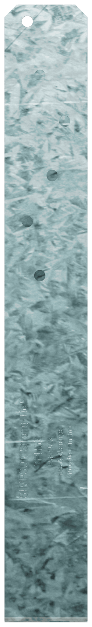 Simpson Strong-Tie SPH6Z SPH 5-9/16 in. x 9-1/4 in. ZMAX® Galvanized Heavy-Duty Stud Plate Tie (Pack of 100)