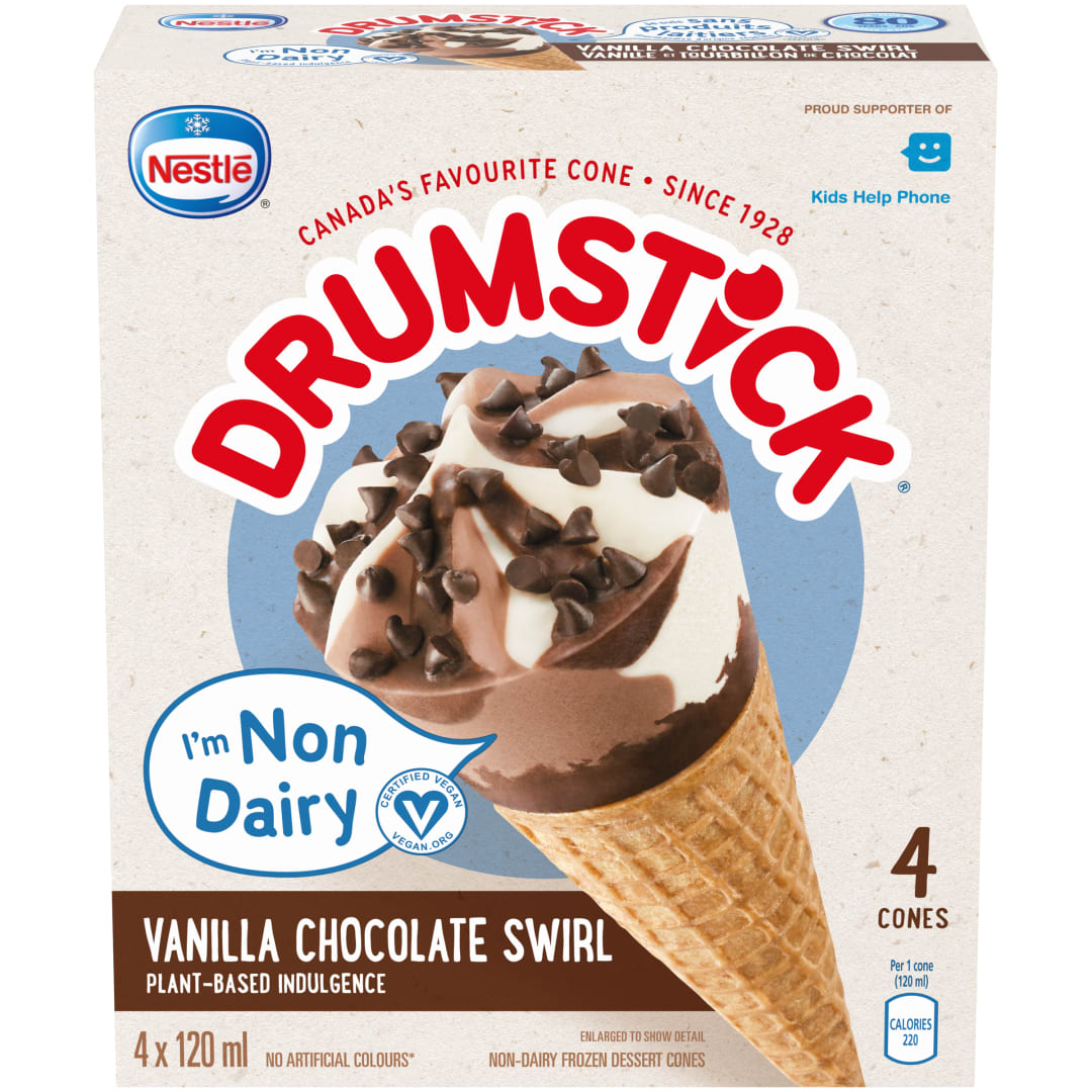 DRUMSTICK NonDairy VanChoc 6(4x120ml) CA