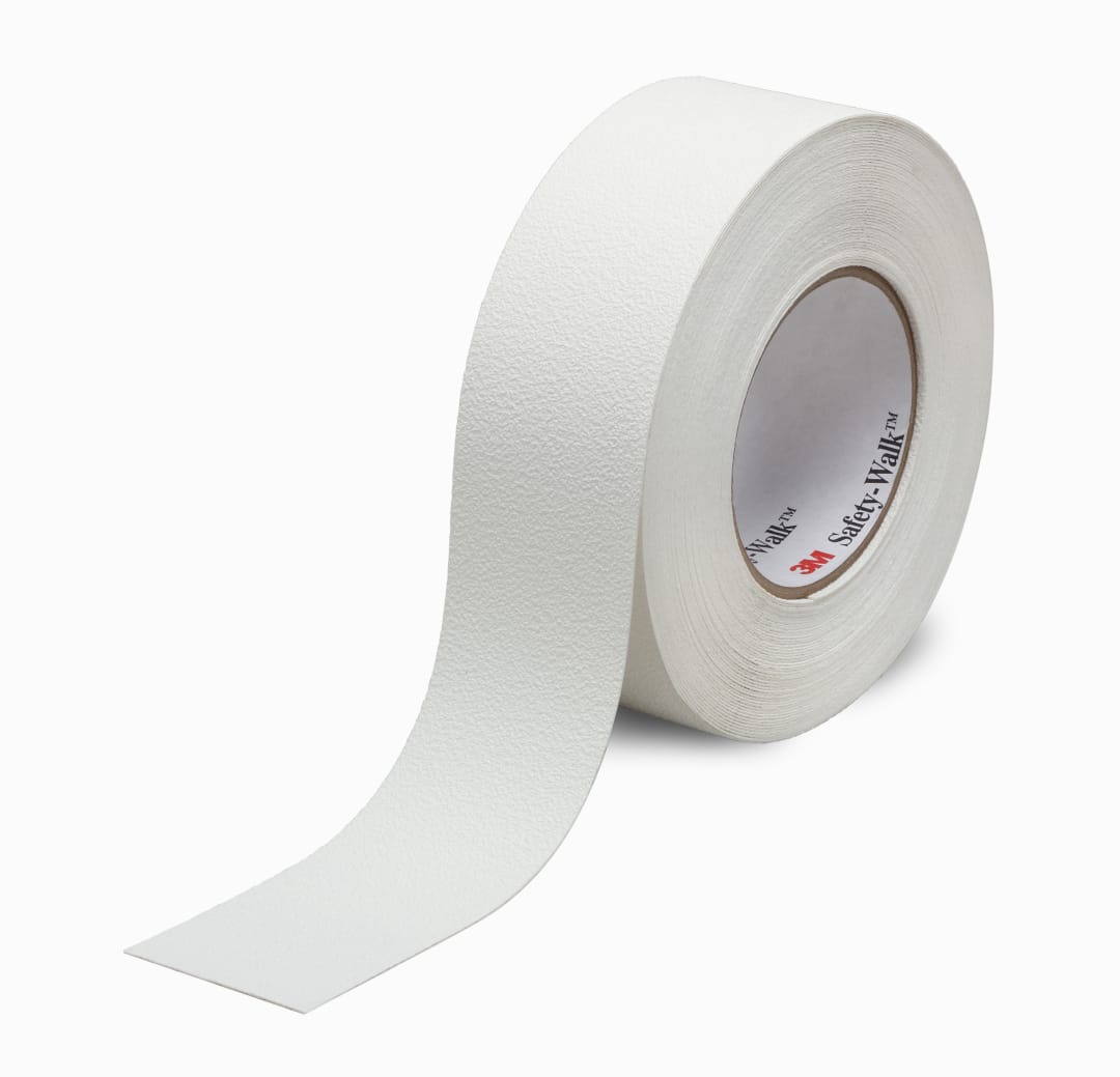 3M™ Safety-Walk™ Nasszone Fein (Typ 3) 200 Serie, Weiß, 25 mm x 18,3 m, 4 Rollen / Karton