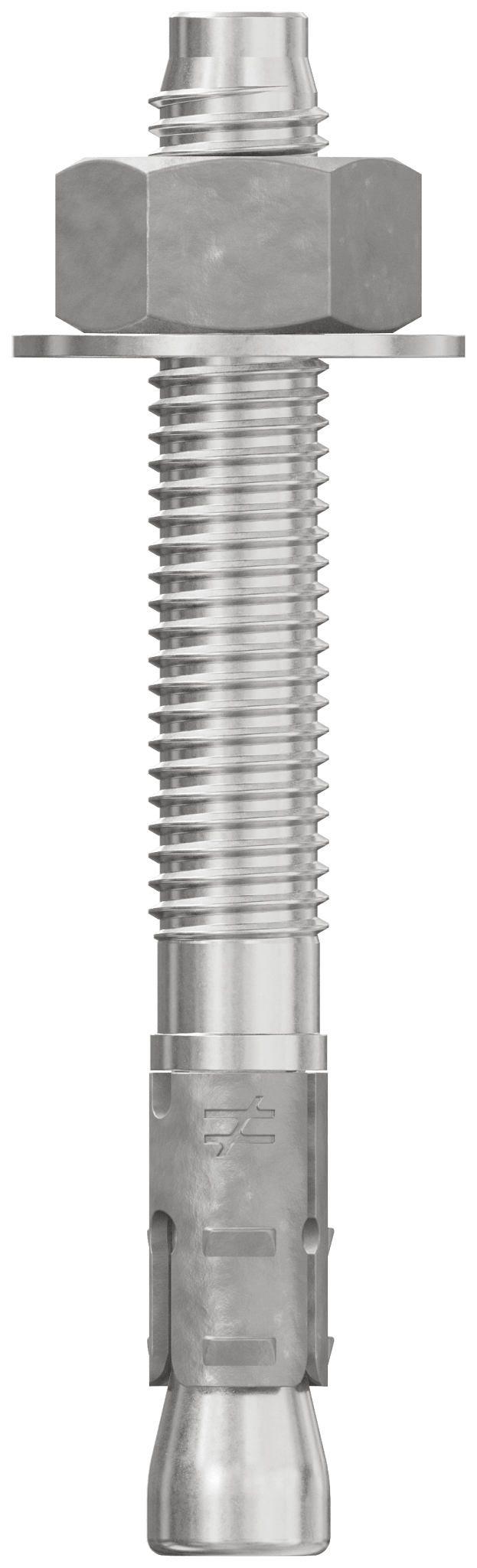 Simpson Strong-Tie STB2-50414S6F25 Strong-Bolt® 2 — 1/2 in. x 4-1/4 in. Type 316 Stainless-Steel Wedge Anchor, Fully Assembled (25-Qty) (Pack of 2)