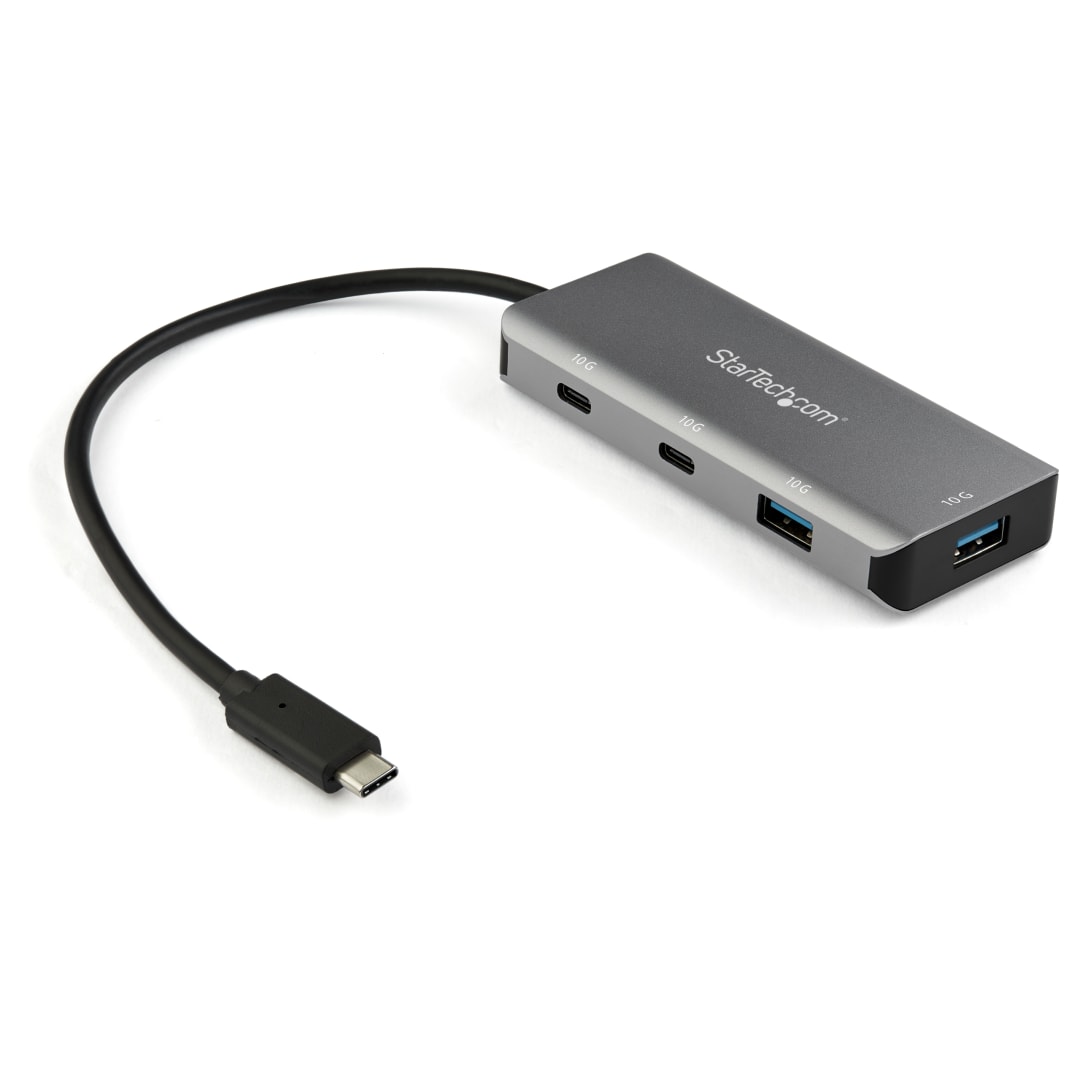4 Port USB 3 2 Gen 2 USB C to 2xC 2xA Hub Bus Powered