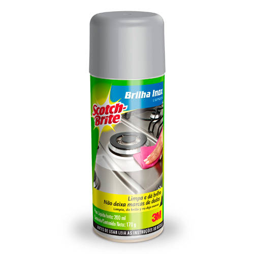 Limpador Brilha Inox Scotch-Brite™, 200 ml