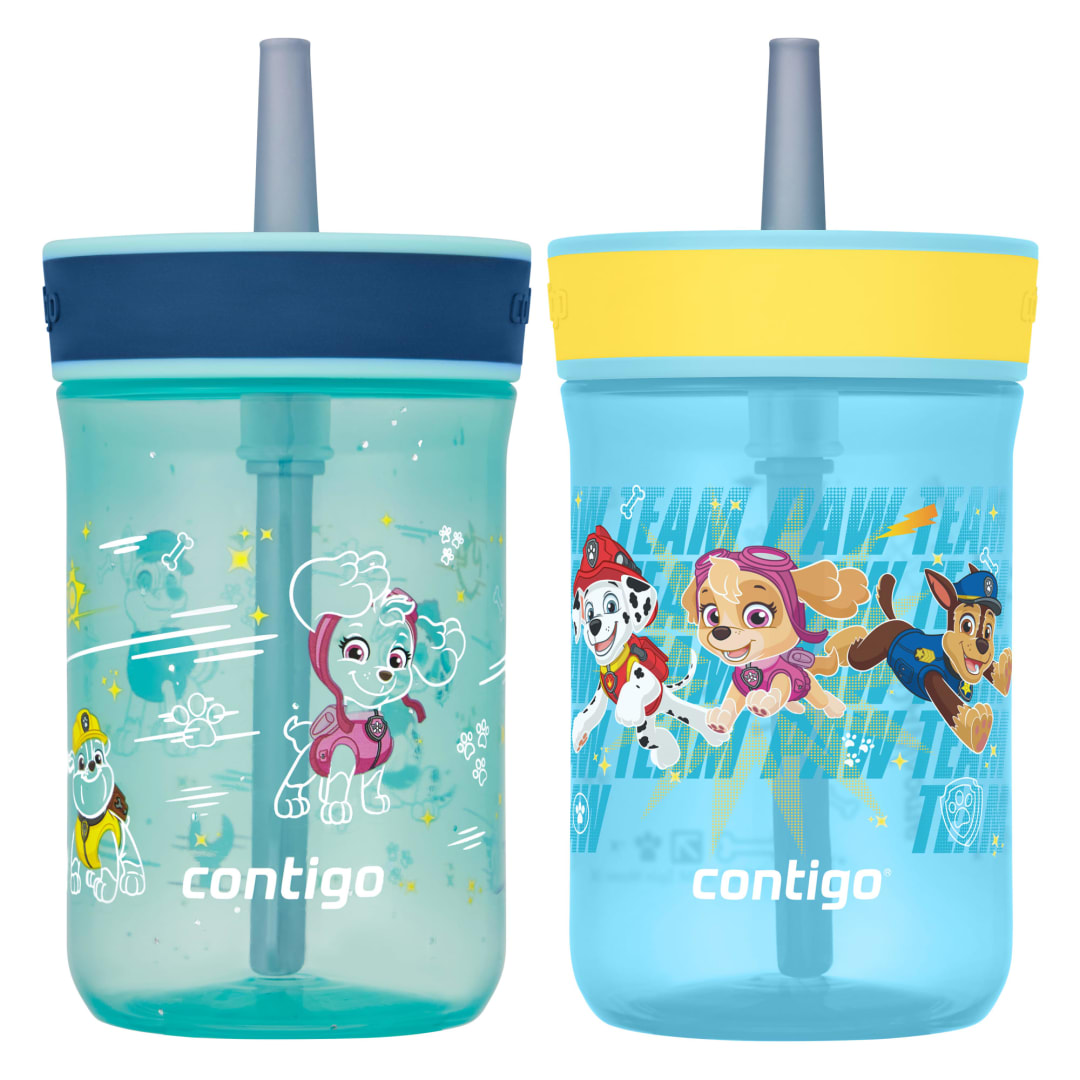 Contigo® Kids’ Leighton Straw Tumbler with Spill-Proof Leak-Proof Lid, 14oz.