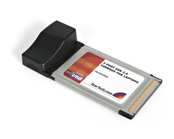 3 Port Cardbus USB 2.0 Card