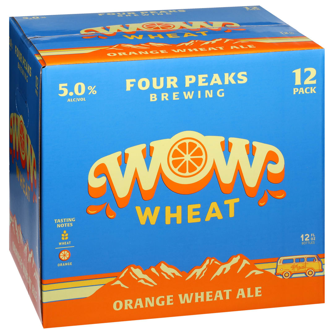 Four Peaks Brewing Orange Wheat Ale Wow Beer 12 - 12 fl oz Bottles