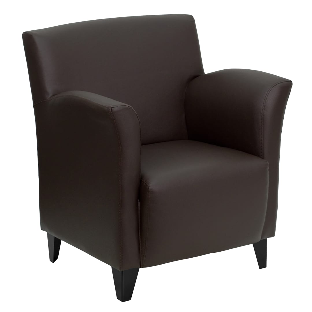 HERCULES Roman Series Brown LeatherSoft Lounge Chair