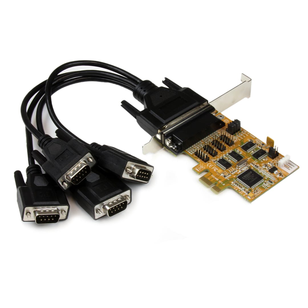 4Port PCIe 921.6Kbps High Speed RS232 Card