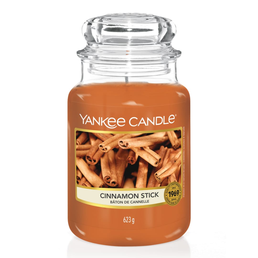 Yankee Candle® Scented Candle | Cinnamon Stick Large Jar Candle | Burn Time: up to 150 Hours