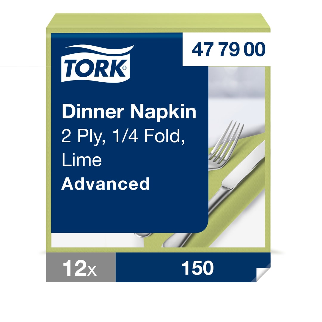 Tork Lime Dinner Napkin