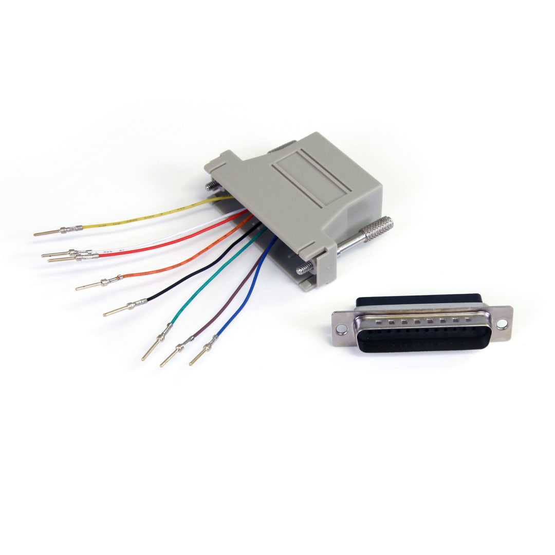 Adapter DB25M to RJ45F