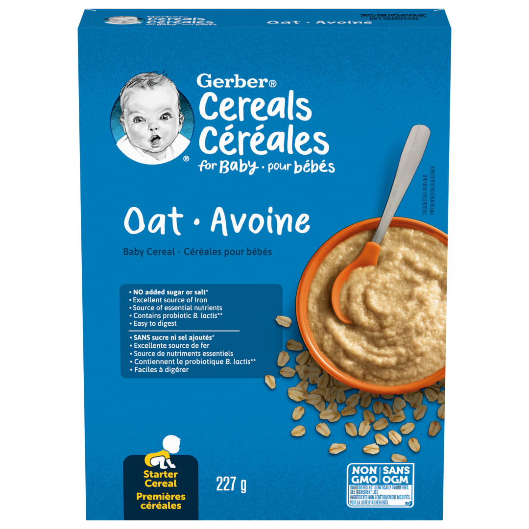 GERBER BL Oat Cereal 6x227g N1 CA