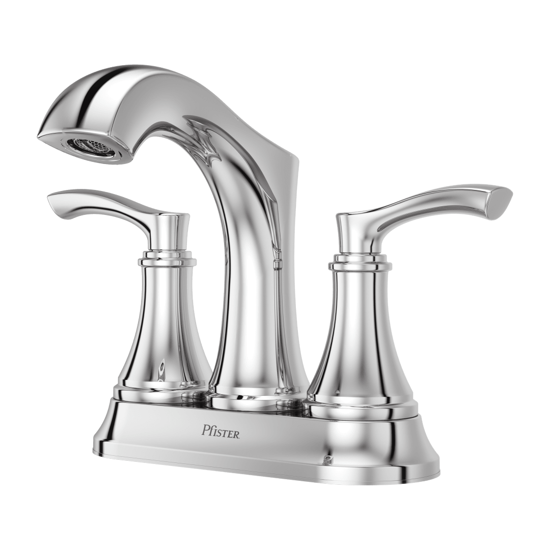 Auden 2-Handle 4" Centerset Bathroom Faucet in Polished Chrome