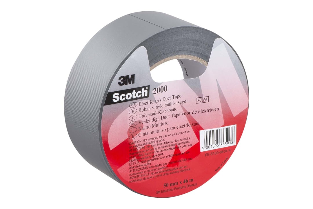 Scotch® 2000 Elektrik Duct Tape - Gri 50mm x 46m