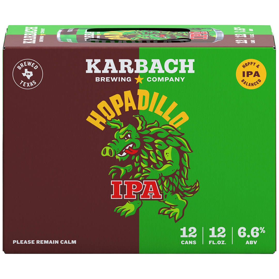 Karbach Brewing Company Hopadillo IPA, 12 Pack 12 fl. oz. Cans, 6.6% ABV
