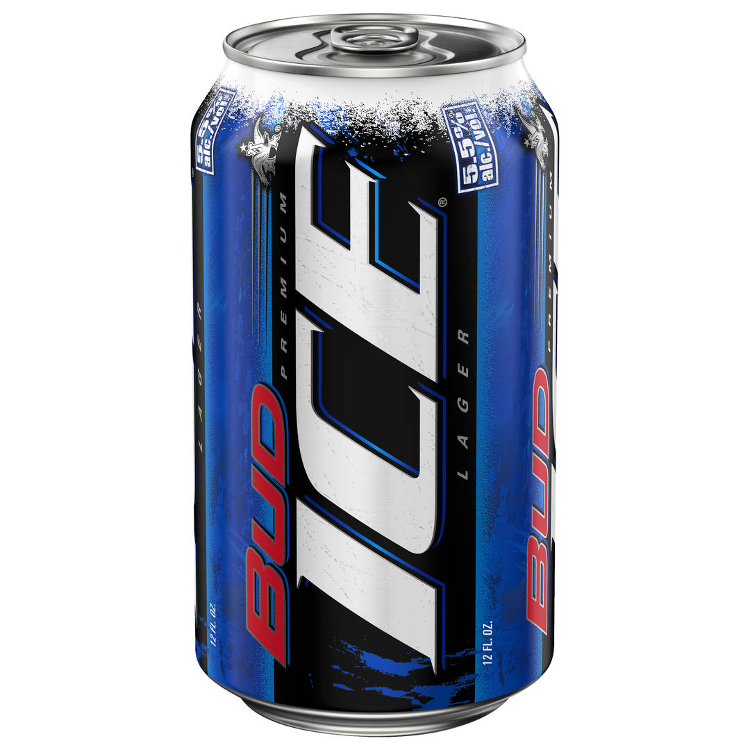 Bud Ice Premium Lager Beer 12 fl oz