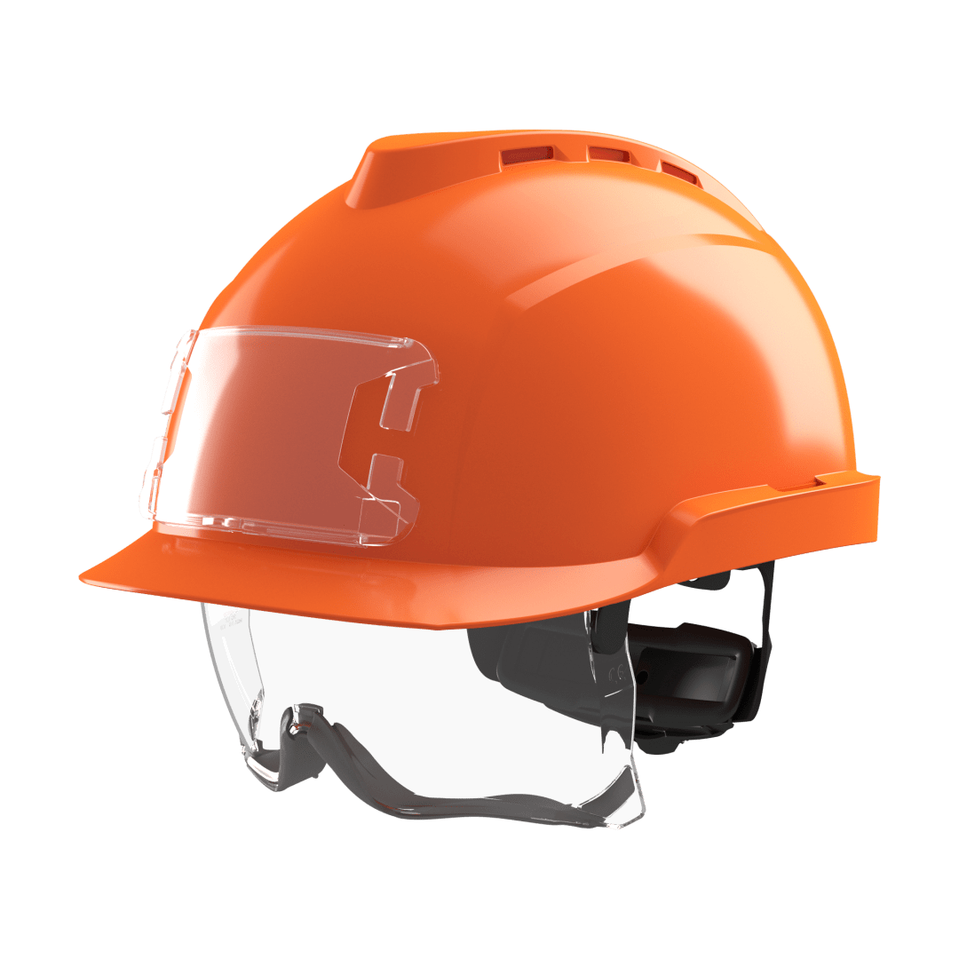V-Gard® 930 Non-Vented Safety Helmet with Integrated Over Spectacles