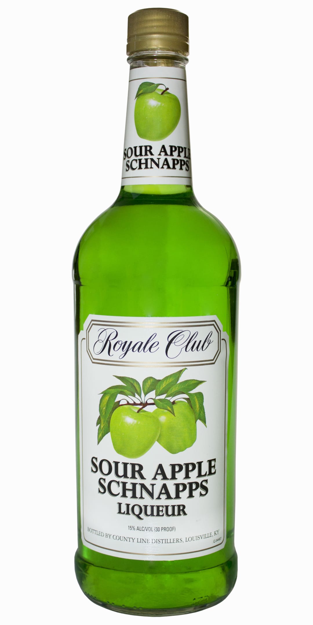 Royale Club Sour Apple Schnapps Liqueur 1l 30 Proof