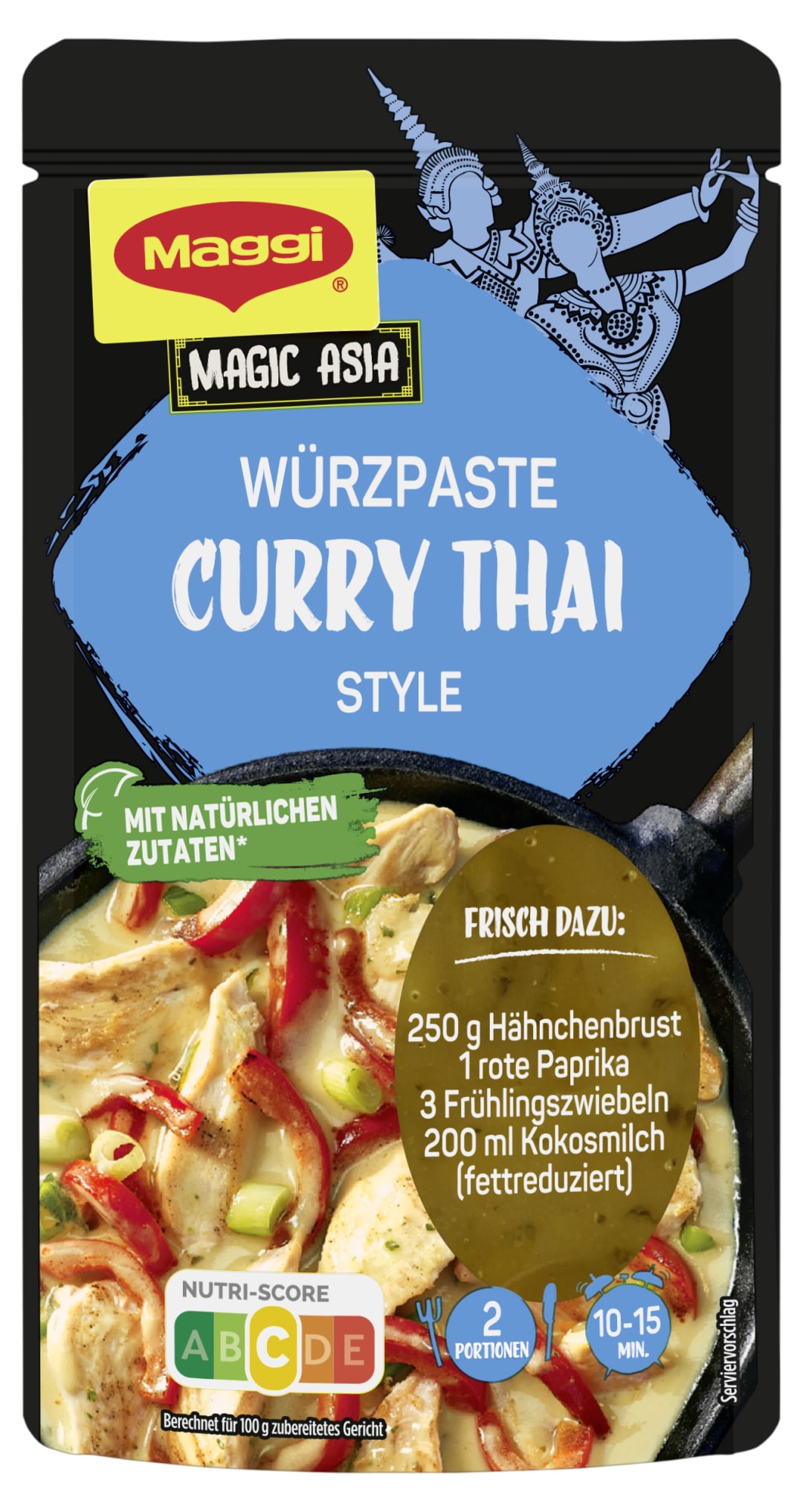 MAGGI MAGIC ASIA Würzpaste für Thai Curry Style 65g
