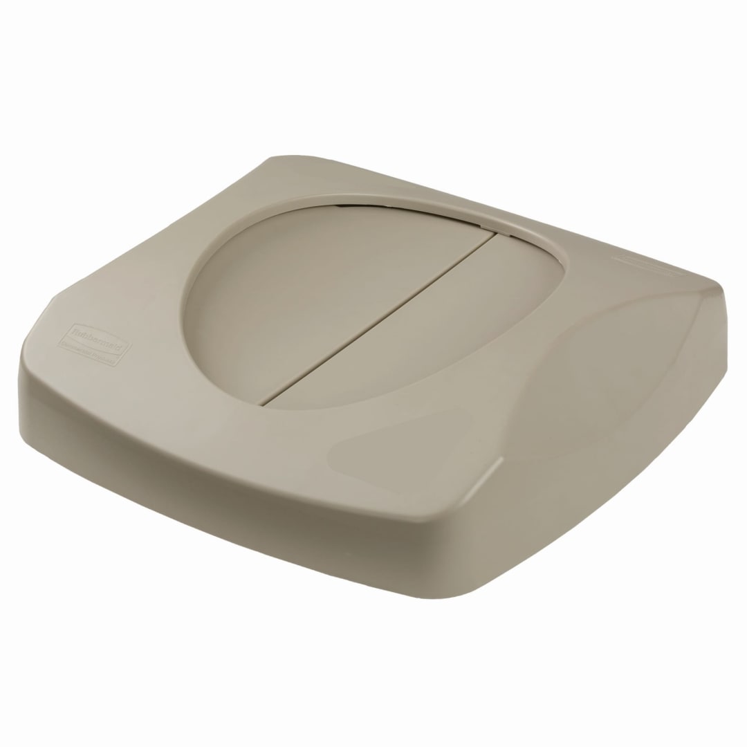 Untouchable® 23 Gal Square Swing Lid Beige