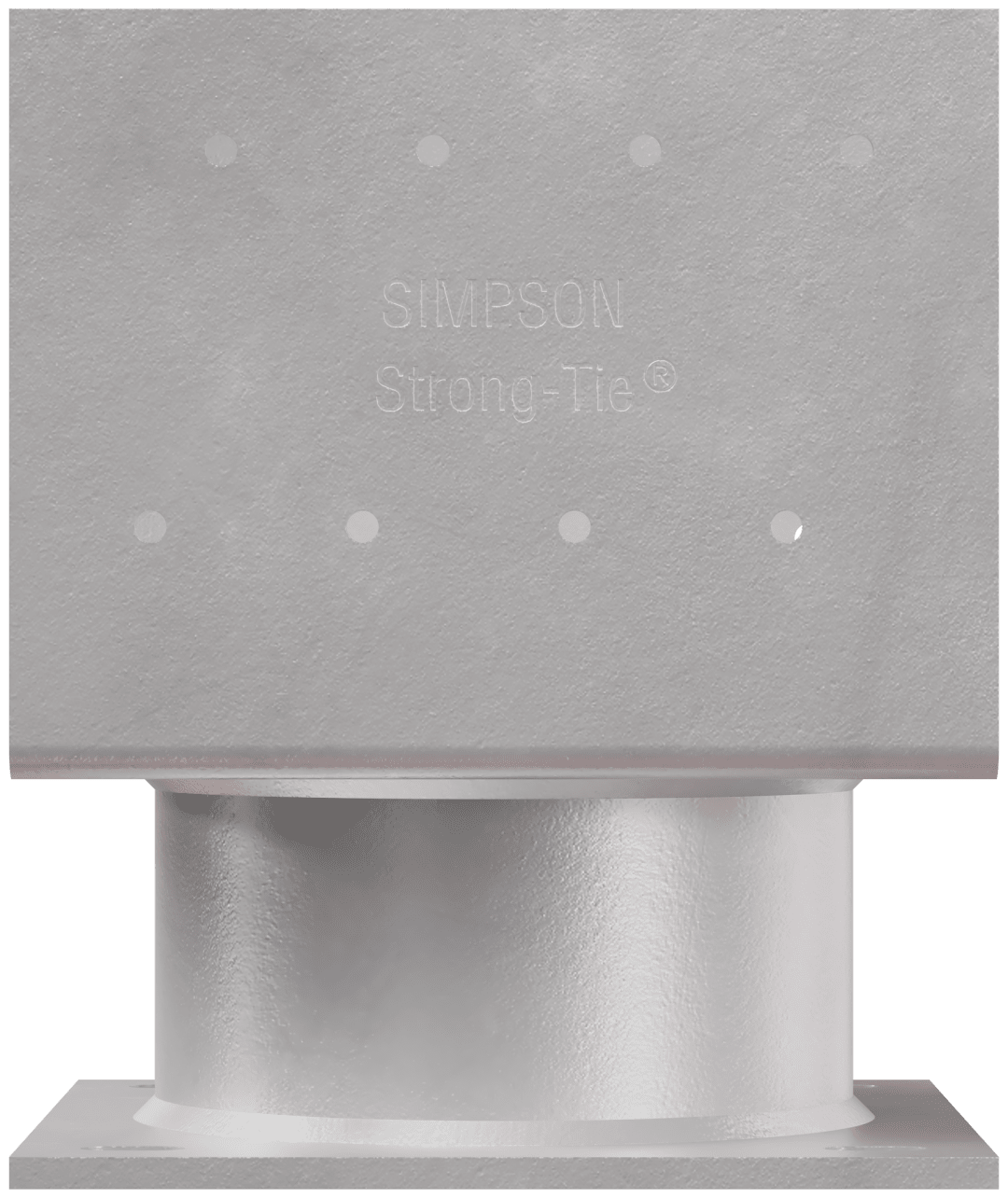 Simpson Strong-Tie ECB66HDG ECB™ Hot-Dip Galvanized 2-in. Standoff Elevated Column Base for 6x6 (Pack of 4)