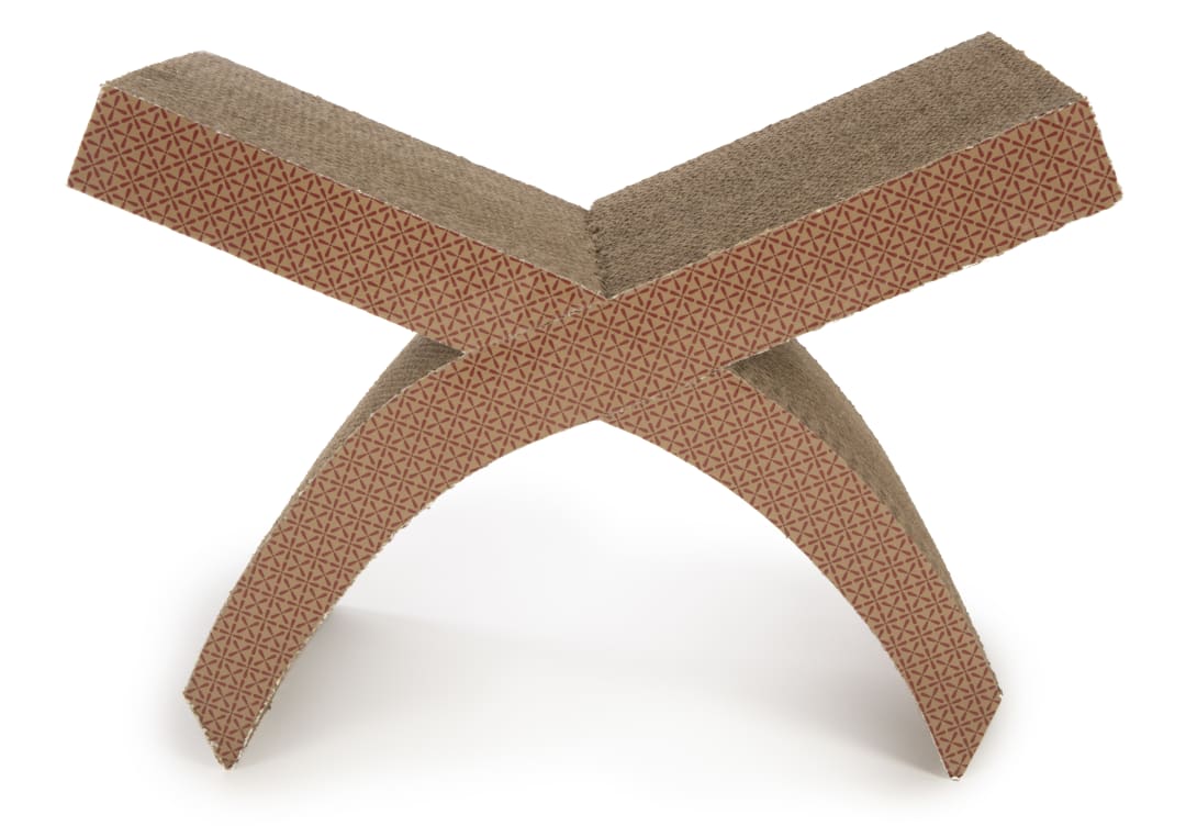 Petlinks Scratchers Choice Perch Corrugated Cat Scratcher Hammock with Catnip Infused Technology