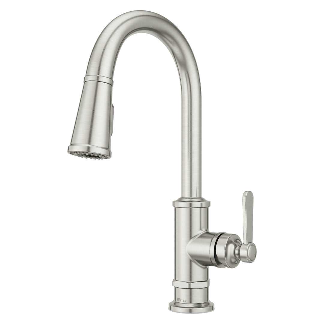 Port Haven 1-Handle Pull-Down Kitchen Faucet in Stainless Steel